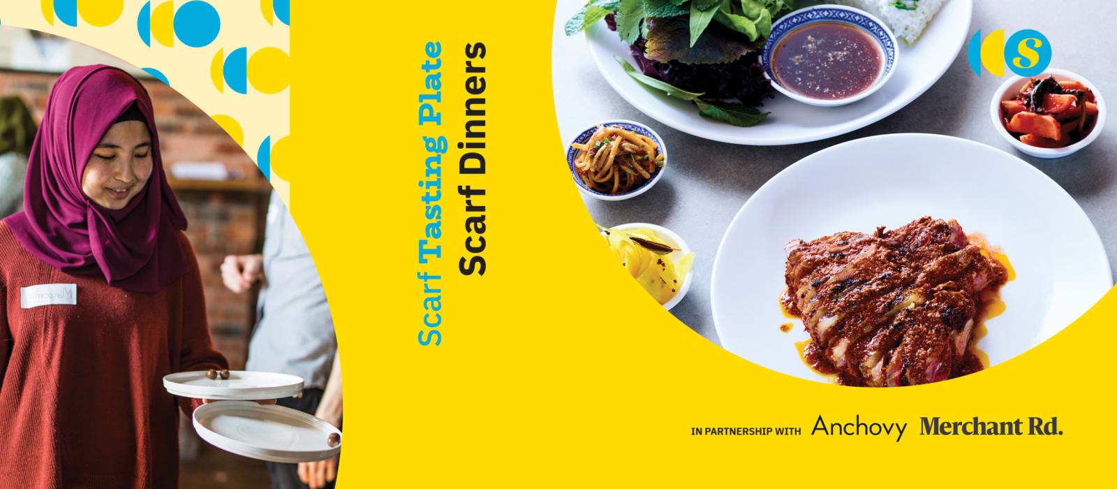 'Tasting Plate for Women' Scarf Dinner 25 May